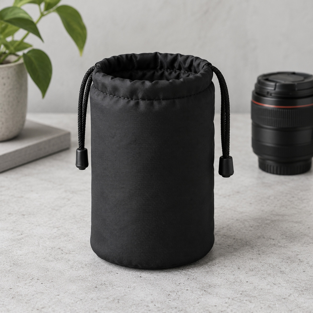 Drawstring Lens Pouch photography accessory